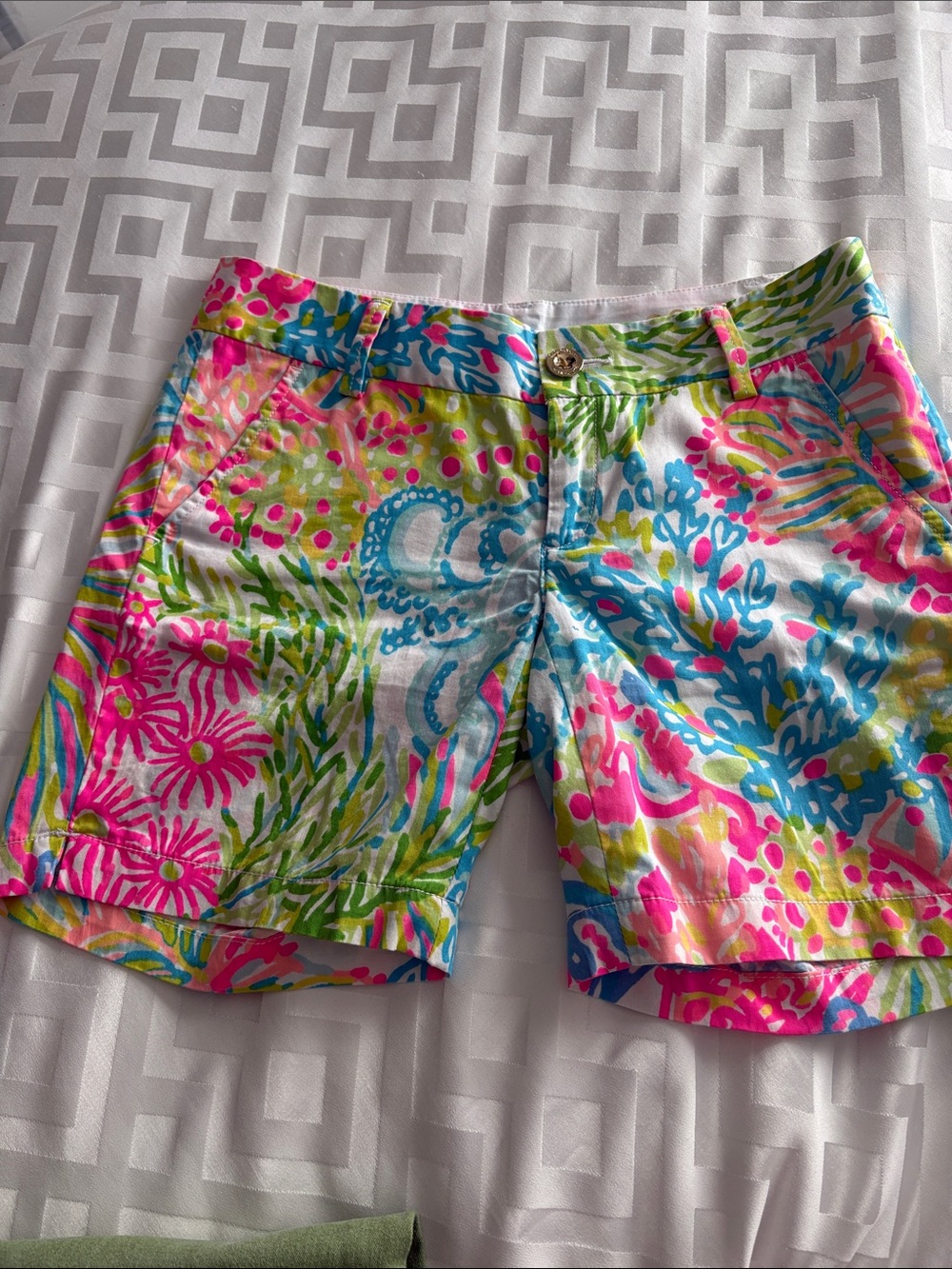 Lilly Pulitzer Multicolor Floral Print Bermuda Shorts